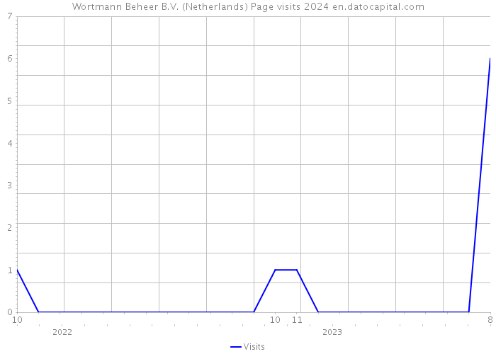 Wortmann Beheer B.V. (Netherlands) Page visits 2024 
