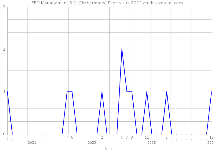 FBO Management B.V. (Netherlands) Page visits 2024 