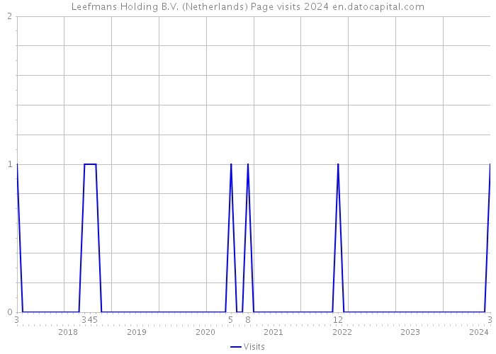 Leefmans Holding B.V. (Netherlands) Page visits 2024 