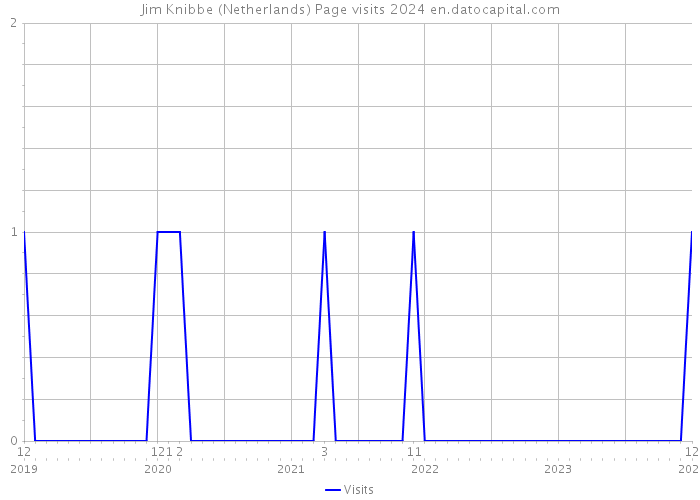 Jim Knibbe (Netherlands) Page visits 2024 