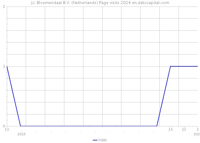 J.I. Bloemendaal B.V. (Netherlands) Page visits 2024 