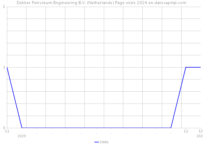 Dekker Petroleum Engineering B.V. (Netherlands) Page visits 2024 