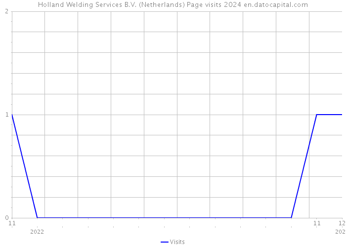 Holland Welding Services B.V. (Netherlands) Page visits 2024 
