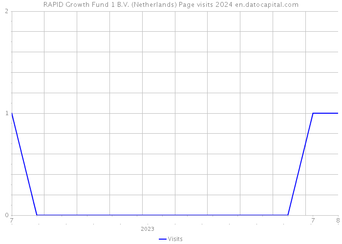 RAPID Growth Fund 1 B.V. (Netherlands) Page visits 2024 