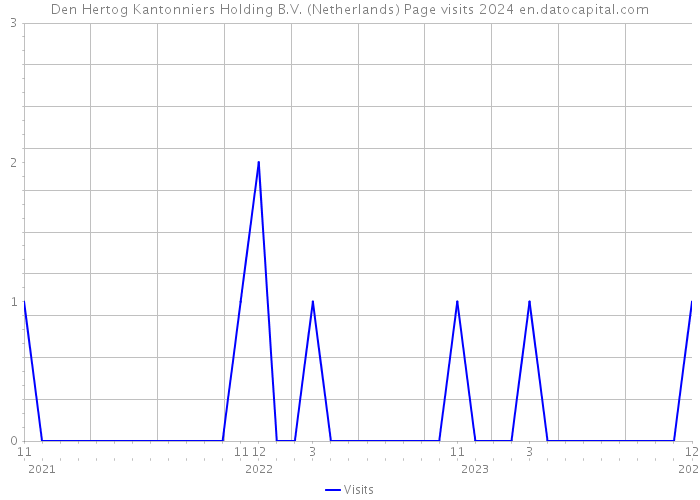 Den Hertog Kantonniers Holding B.V. (Netherlands) Page visits 2024 