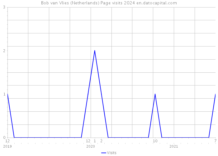Bob van Vlies (Netherlands) Page visits 2024 