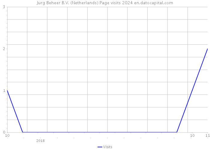 Jurg Beheer B.V. (Netherlands) Page visits 2024 