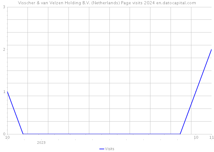 Visscher & van Velzen Holding B.V. (Netherlands) Page visits 2024 