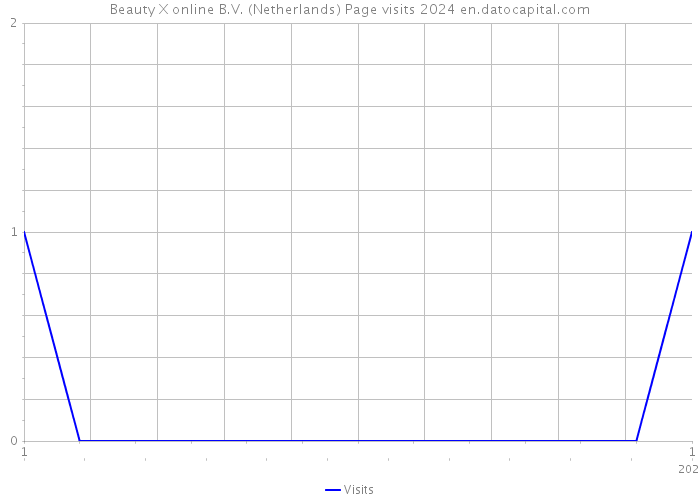Beauty X online B.V. (Netherlands) Page visits 2024 