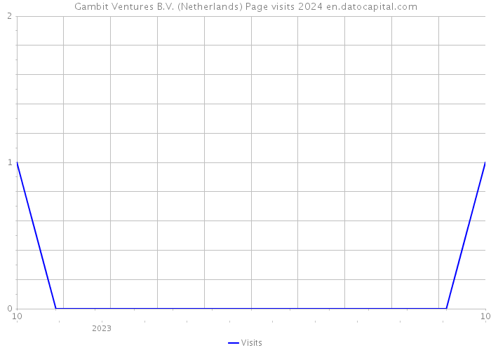 Gambit Ventures B.V. (Netherlands) Page visits 2024 