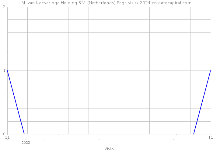 M. van Koeveringe Holding B.V. (Netherlands) Page visits 2024 