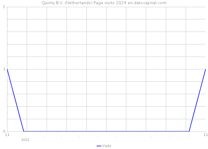 Quinty B.V. (Netherlands) Page visits 2024 