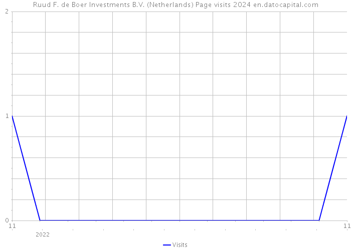 Ruud F. de Boer Investments B.V. (Netherlands) Page visits 2024 