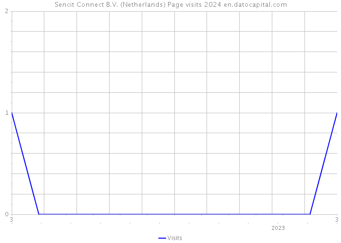 Sencit Connect B.V. (Netherlands) Page visits 2024 