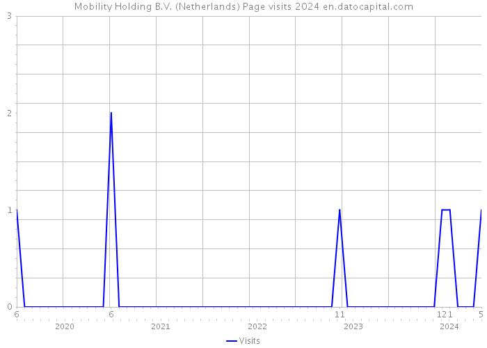 Mobility Holding B.V. (Netherlands) Page visits 2024 