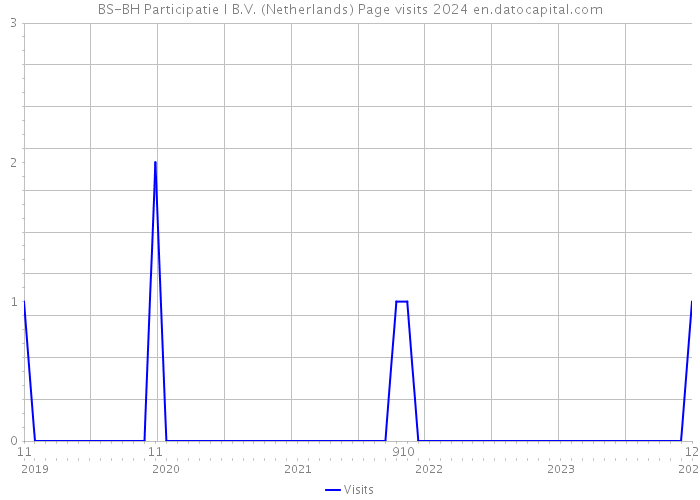 BS-BH Participatie I B.V. (Netherlands) Page visits 2024 