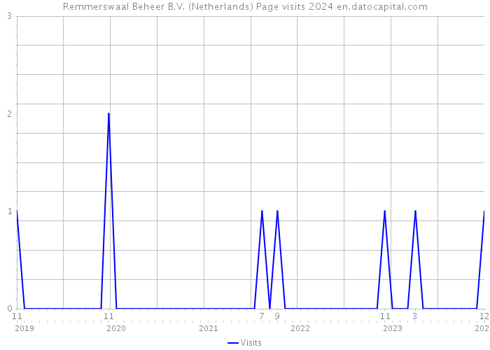 Remmerswaal Beheer B.V. (Netherlands) Page visits 2024 