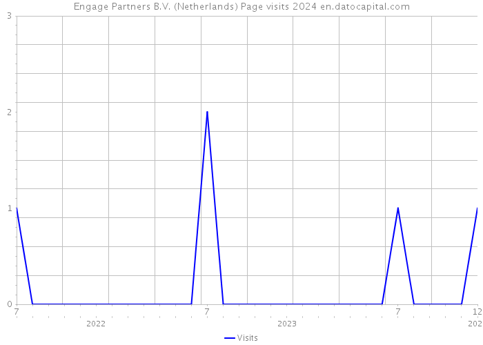 Engage Partners B.V. (Netherlands) Page visits 2024 