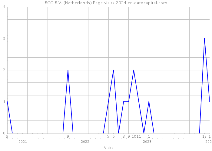 BCO B.V. (Netherlands) Page visits 2024 