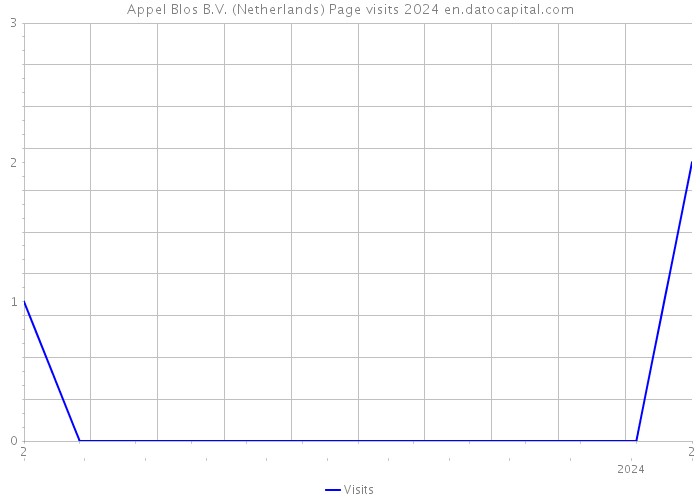 Appel Blos B.V. (Netherlands) Page visits 2024 