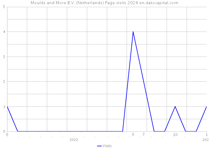 Moulds and More B.V. (Netherlands) Page visits 2024 