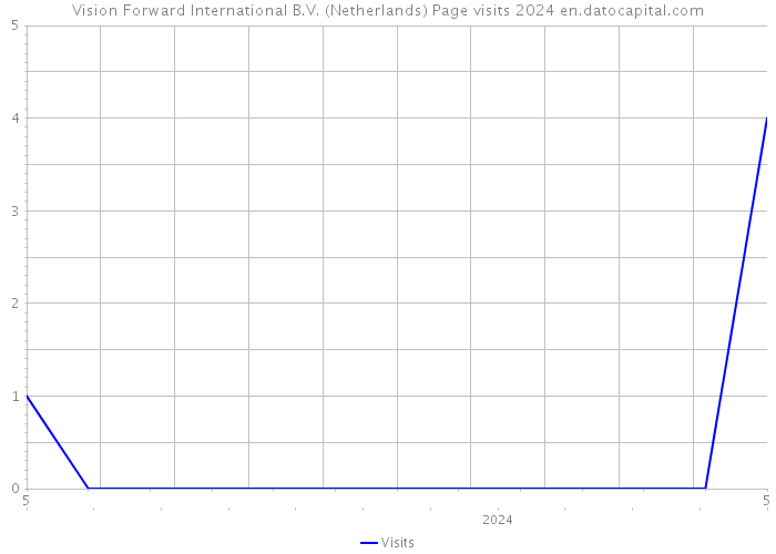 Vision Forward International B.V. (Netherlands) Page visits 2024 