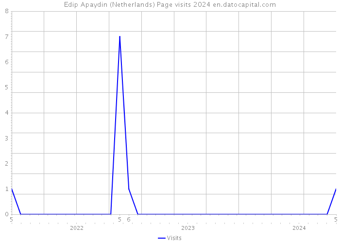 Edip Apaydin (Netherlands) Page visits 2024 