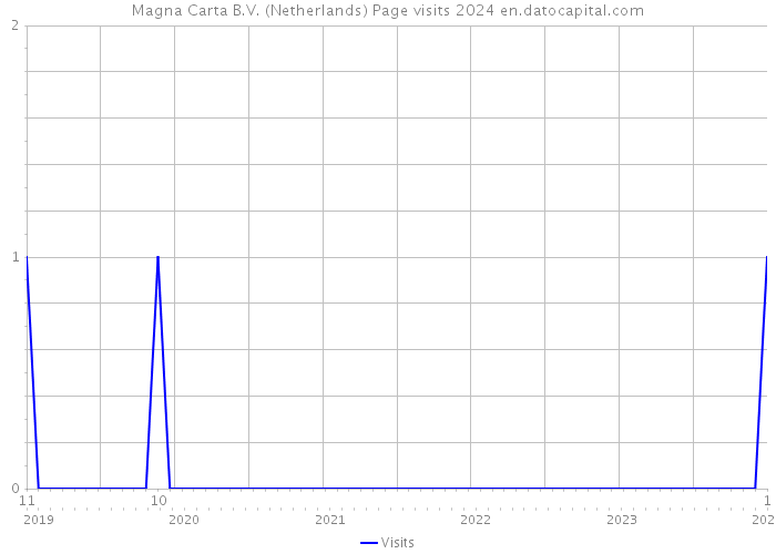 Magna Carta B.V. (Netherlands) Page visits 2024 