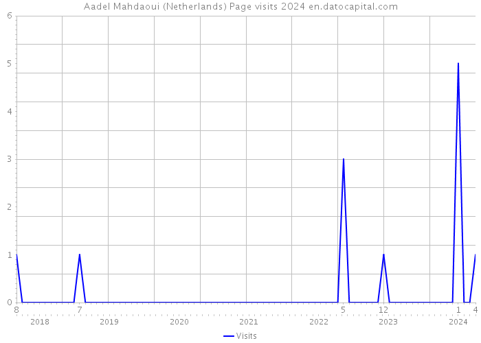 Aadel Mahdaoui (Netherlands) Page visits 2024 