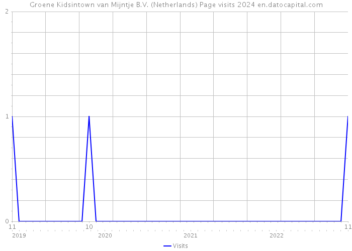 Groene Kidsintown van Mijntje B.V. (Netherlands) Page visits 2024 