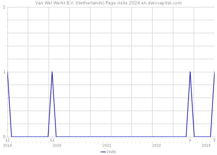 Van Wel Werkt B.V. (Netherlands) Page visits 2024 