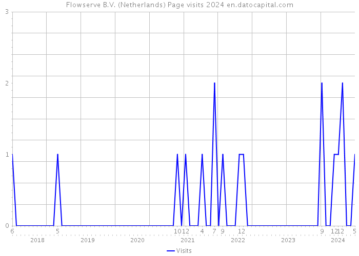 Flowserve B.V. (Netherlands) Page visits 2024 