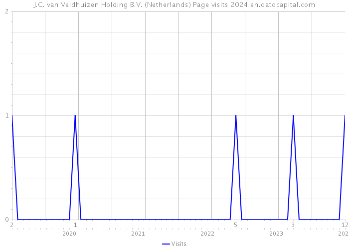 J.C. van Veldhuizen Holding B.V. (Netherlands) Page visits 2024 