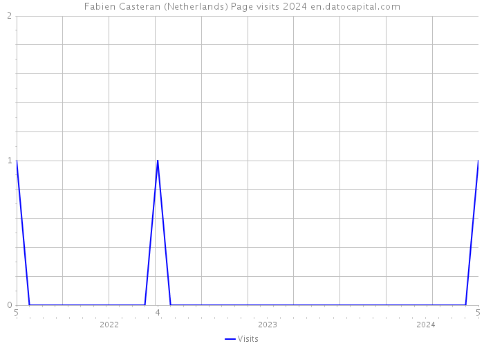 Fabien Casteran (Netherlands) Page visits 2024 