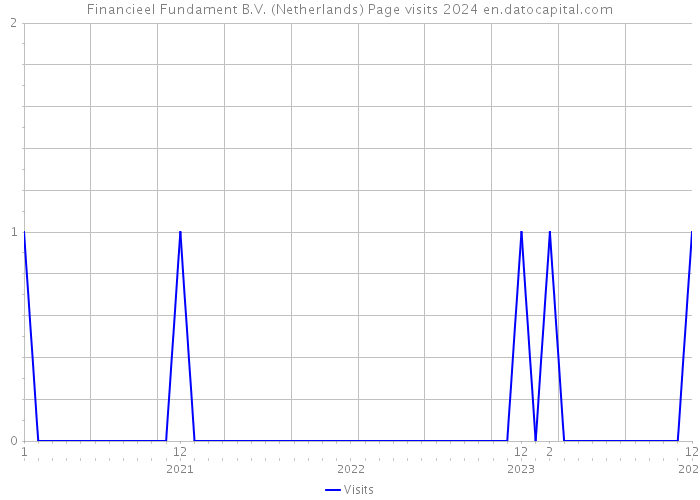 Financieel Fundament B.V. (Netherlands) Page visits 2024 