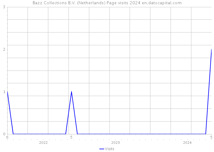 Bazz Collections B.V. (Netherlands) Page visits 2024 