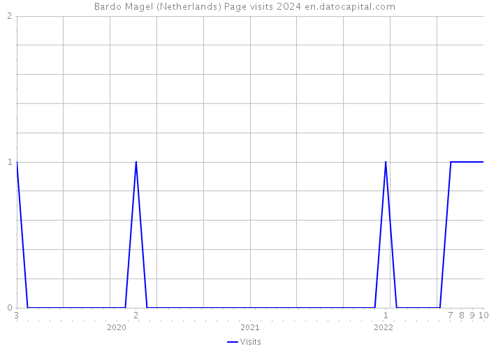 Bardo Magel (Netherlands) Page visits 2024 