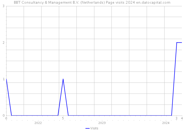 BBT Consultancy & Management B.V. (Netherlands) Page visits 2024 