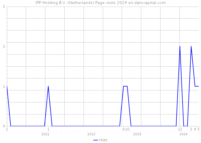 IPP Holding B.V. (Netherlands) Page visits 2024 