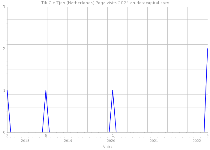 Tik Gie Tjan (Netherlands) Page visits 2024 