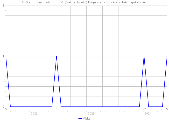 G. Kamphuis Holding B.V. (Netherlands) Page visits 2024 