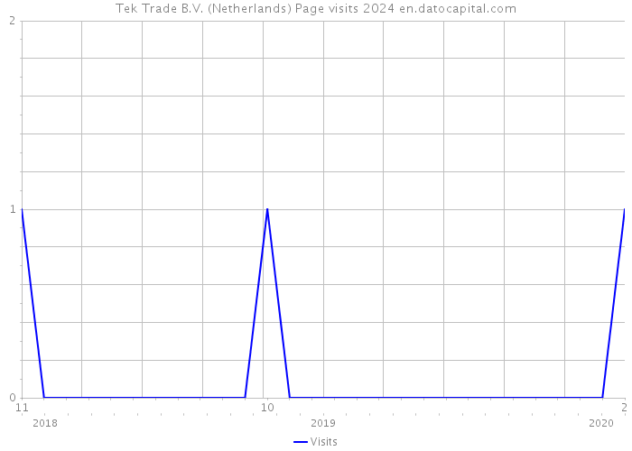 Tek Trade B.V. (Netherlands) Page visits 2024 