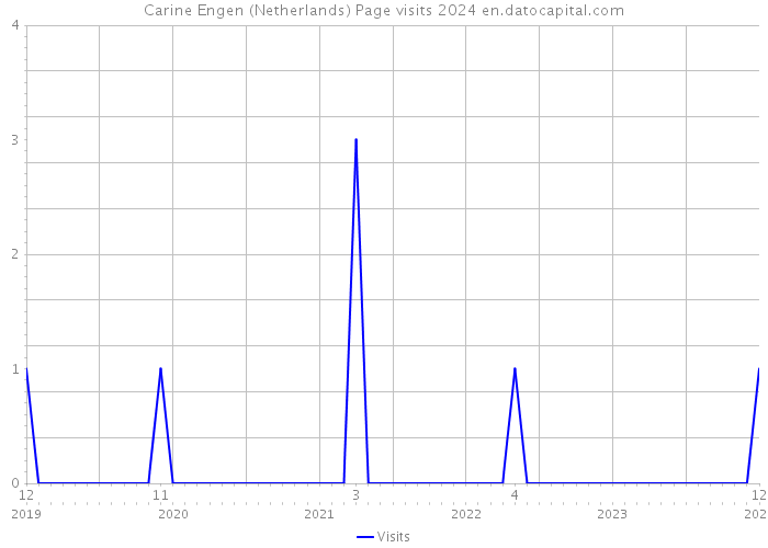 Carine Engen (Netherlands) Page visits 2024 