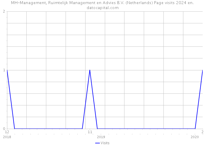 MH-Management, Ruimtelijk Management en Advies B.V. (Netherlands) Page visits 2024 