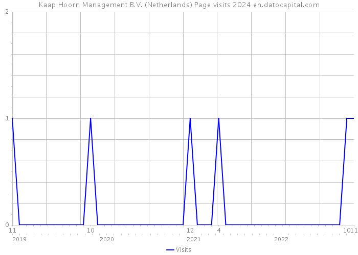 Kaap Hoorn Management B.V. (Netherlands) Page visits 2024 