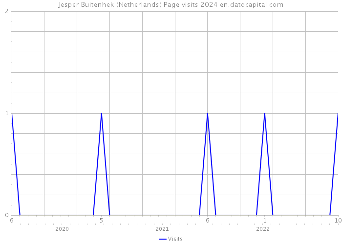 Jesper Buitenhek (Netherlands) Page visits 2024 