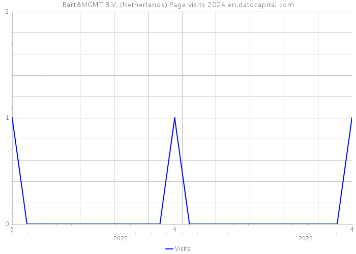 Bart&MGMT B.V. (Netherlands) Page visits 2024 