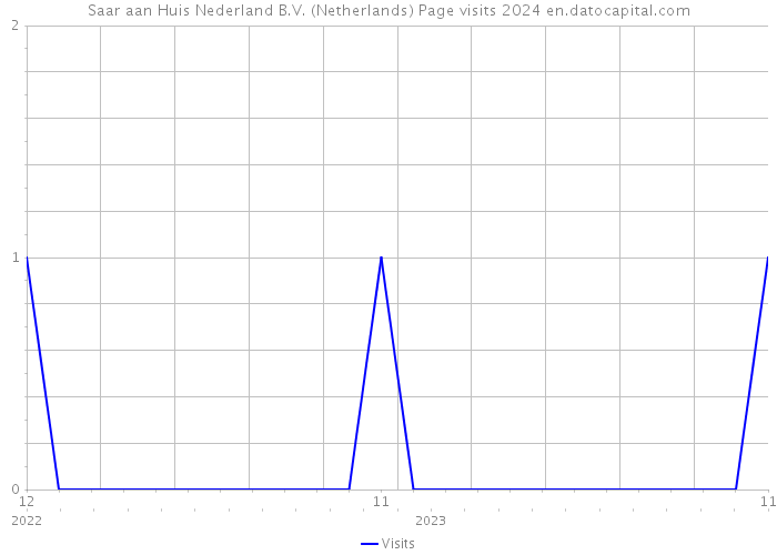 Saar aan Huis Nederland B.V. (Netherlands) Page visits 2024 
