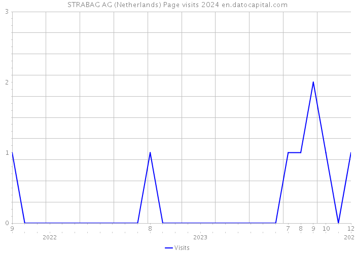 STRABAG AG (Netherlands) Page visits 2024 