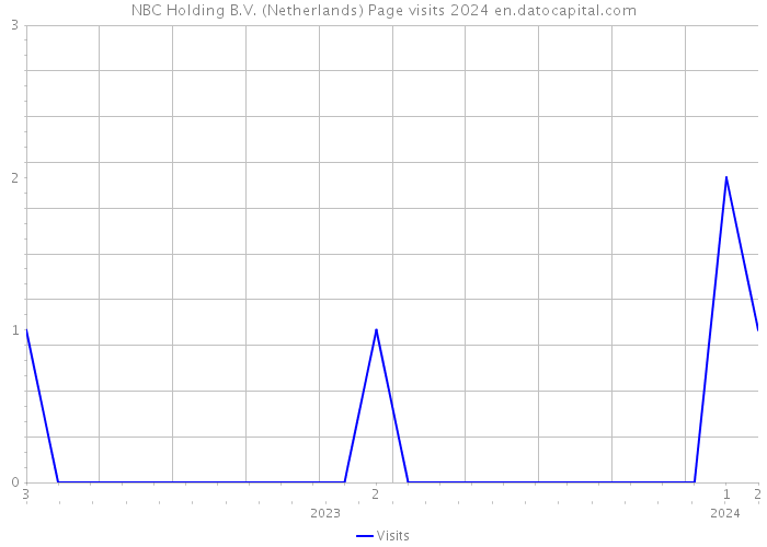 NBC Holding B.V. (Netherlands) Page visits 2024 